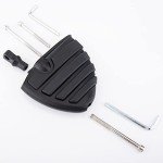 KICRY Mini Board Motorcycle Footpegs for Harley