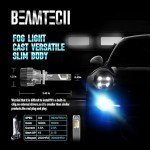 BEAMTECH 880 6500K Fog Light Bulbs - 2 Pack