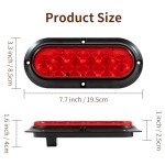 RUNHWEE Waterproof LED Trailer Light Kit - 2 Pack