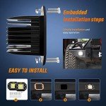 42W LED Flush Mount Pods with Wiring Kit