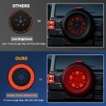 KARSAM LED Spare Tire Brake Light for Jeep Wrangler