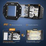 42W LED Flush Mount Pods with Wiring Kit