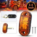 20-Piece LED Trailer Light Kit - Amber & Red