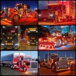 20-Piece LED Trailer Light Kit - Amber & Red