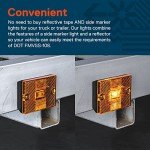 Amber LED Side Marker Lights for Trailers and RVs