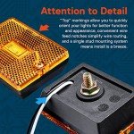 Amber LED Side Marker Lights for Trailers and RVs