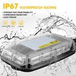3-Pack Magnetic LED Strobe Lights for Vehicles