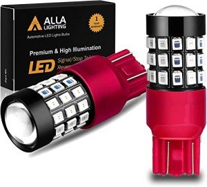 Red LED Strobe Brake Light Bulbs for Vehicles