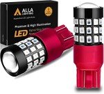 Red LED Strobe Brake Light Bulbs for Vehicles