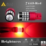 Red LED Strobe Brake Light Bulbs for Vehicles