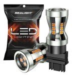 Amber 3157 LED Turn Signal Bulbs - 2 Pack