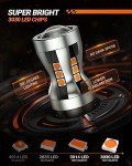 Amber 3157 LED Turn Signal Bulbs - 2 Pack