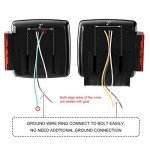 LED Submersible Trailer Lights for Boats and Trucks