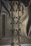 Milano Sport Leather Motorcycle Vest Panel Set