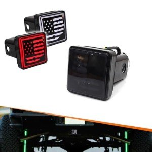 LED Brake Hitch Light with US Flag Design