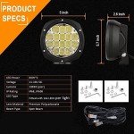 5-Inch 160W Round LED Off-Road Driving Lights