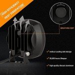 5-Inch 160W Round LED Off-Road Driving Lights