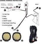 5-Inch 160W Round LED Off-Road Driving Lights