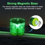 Aolyty Solar Magnetic Strobe Warning Light - Yellow