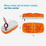 PartsAm 14x LED Trailer Marker Lights Set