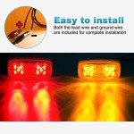PartsAm 14x LED Trailer Marker Lights Set