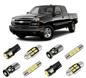 BRISHINE LED Interior Lights Kit for Chevy Silverado/Sierra