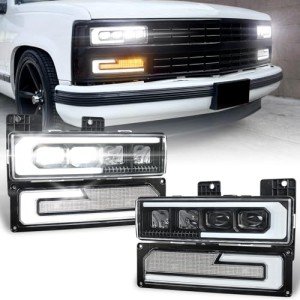 MOVOTOR LED Headlights for 1988-1998 Chevy GMC
