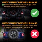 LED Tail Lights for 2018-2023 Jeep Wrangler JL