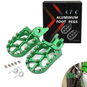 JFG Racing CNC Dirt Bike Foot Pegs - Green