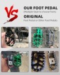 JFG Racing CNC Dirt Bike Foot Pegs - Green
