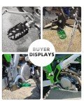 JFG Racing CNC Dirt Bike Foot Pegs - Green