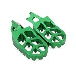 JFG Racing CNC Dirt Bike Foot Pegs - Green