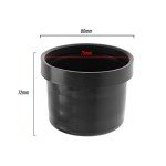 2PCS LED Headlight Dust Cover - Rubber Seal Caps