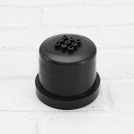 2PCS LED Headlight Dust Cover - Rubber Seal Caps