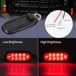 LED Trailer Light Kit - 4 Oval & Marker Lights