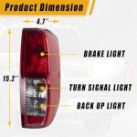 Right Passenger Tail Light for Nissan Frontier & Suzuki Equator
