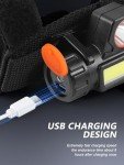 Rechargeable UTV Dome Light for Cage Roofs