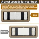 Clear Lens Dome Light Covers for Chevy & GMC