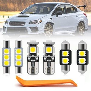 White LED Interior Lights for Subaru WRX/Impreza