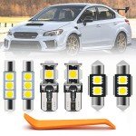 White LED Interior Lights for Subaru WRX/Impreza