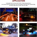 Nilight 10 PCS Amber Round LED Marker Lights