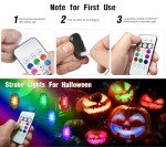 4PCS Wireless LED Strobe Lights with Remote Control