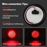 10-Pack Red 4" LED Trailer Tail Lights