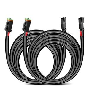 Nilight 16AWG Wiring Harness Extension Kit (2-Pack)