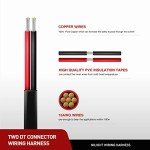 Nilight 16AWG Wiring Harness Extension Kit (2-Pack)