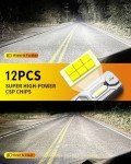 Super Bright H11 9005 Combo Light Bulbs - Pack of 4