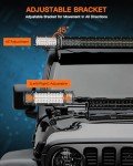 7" LED Light Bar Kit with Rocker Switch