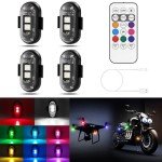 Amiline Wireless LED Strobe Lights with Remote Control