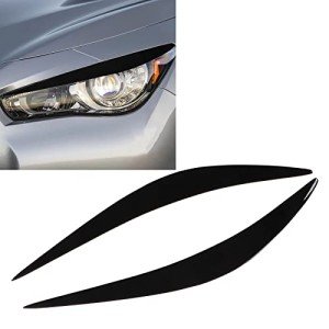 Glossy Black Headlight Eyelid Trim for Infiniti Q50