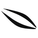 Glossy Black Headlight Eyelid Trim for Infiniti Q50